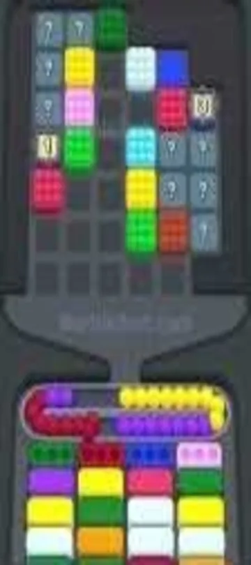 Marble Sort level 304 mid-solve board