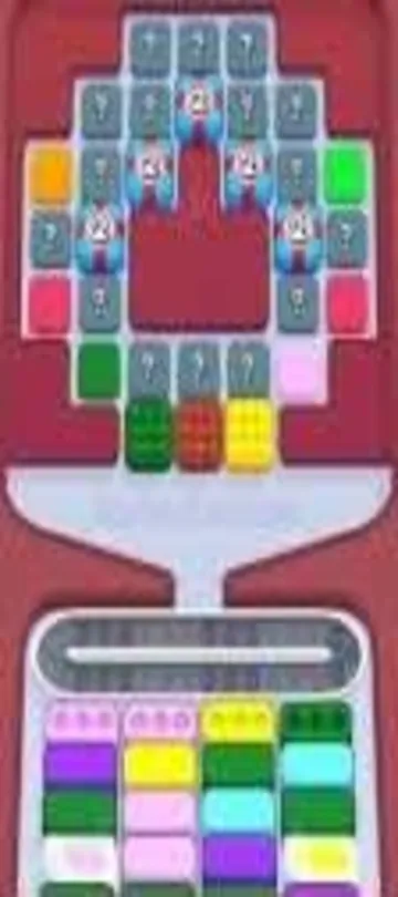 Marble Sort level 308 opening board — Split-Board Key Trap