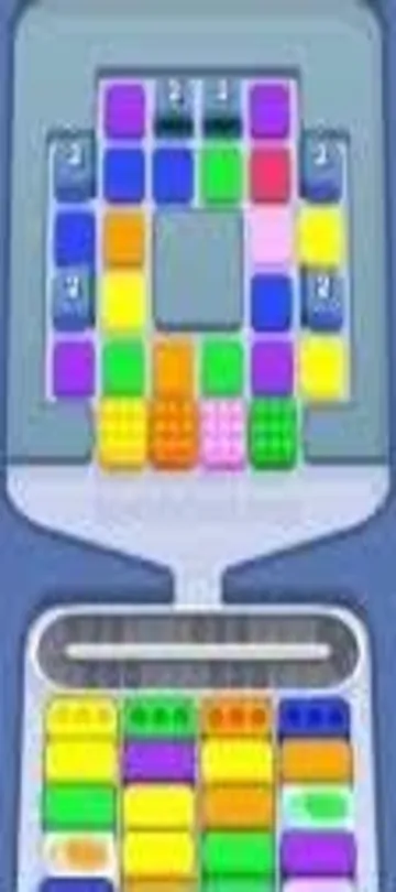 Marble Sort level 311 opening board — Iced Box and Four- Key Trap