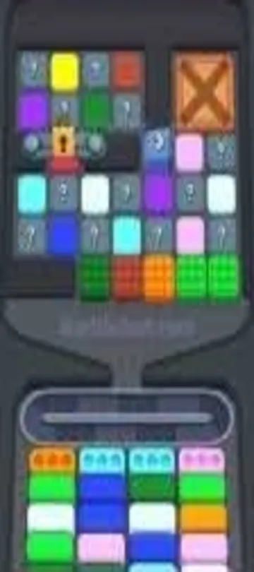Marble Sort level 314 opening board — Mystery Box Chokehold and Center Lock Marble Sort level 314 opening board — Mystery Box Chokehold and Center Lock