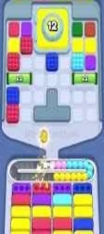 Marble Sort level 316 mid-solve board