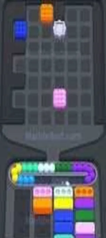 Marble Sort level 317 final board