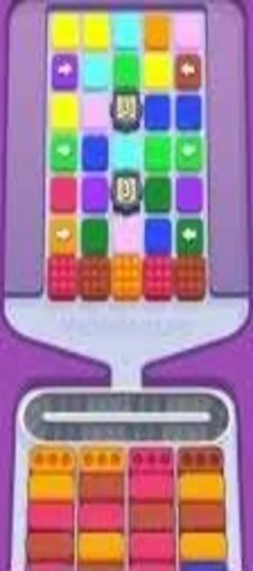 Marble Sort level 322 opening board — Double Wooden Crate Trap