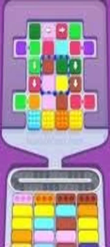 Marble Sort level 323 opening board — Hidden Box Jam