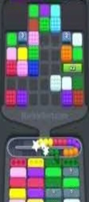 Marble Sort level 324 mid-solve board