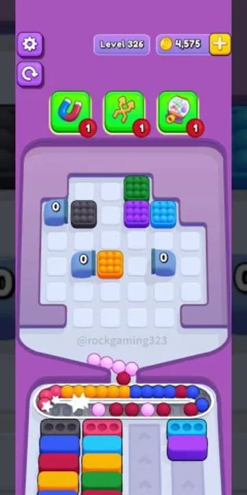 Marble Sort level 326 final board