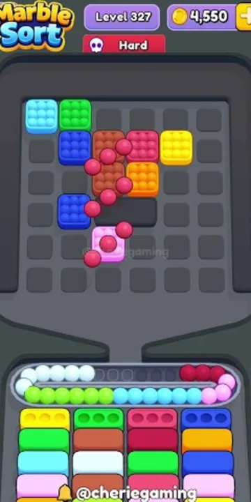 Marble Sort level 327 final board