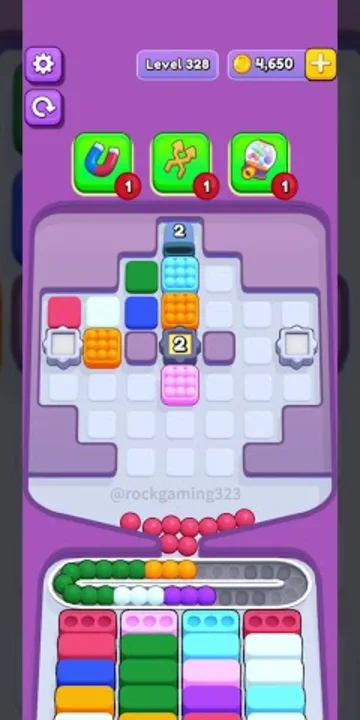 Marble Sort level 328 final board