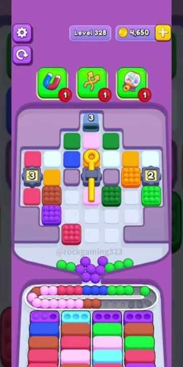 Marble Sort level 328 opening board — The Pre-Loaded Belt