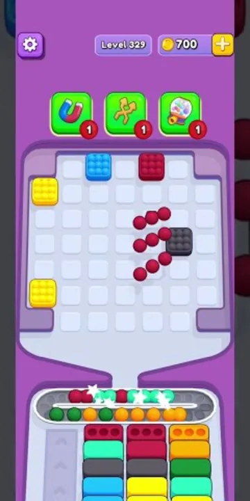 Marble Sort level 329 final board