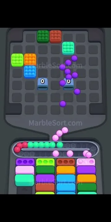 Marble Sort level 330 final board Marble Sort level 330 final board