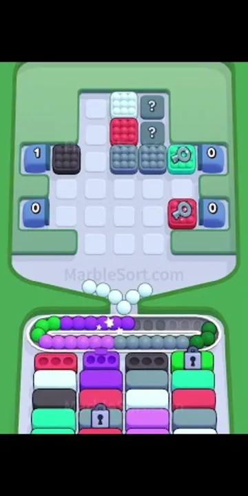 Marble Sort level 333 final board
