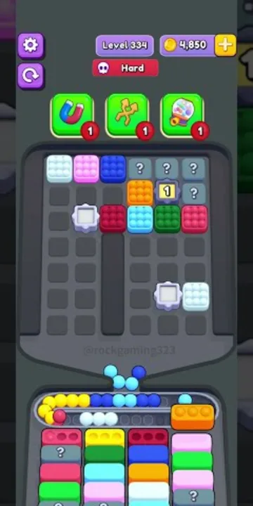 Marble Sort level 334 final board Marble Sort level 334 final board