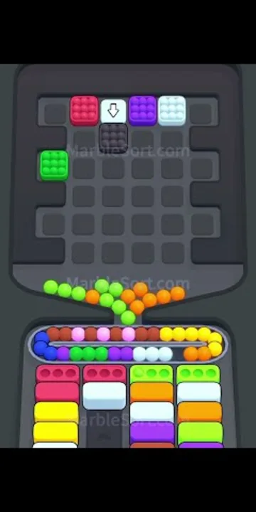 Marble Sort level 337 final board