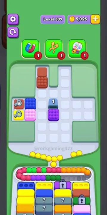 Marble Sort level 339 final board