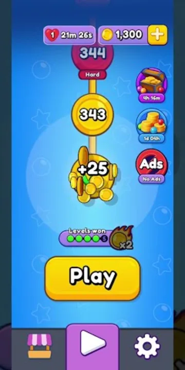 Marble Sort level 342 final board