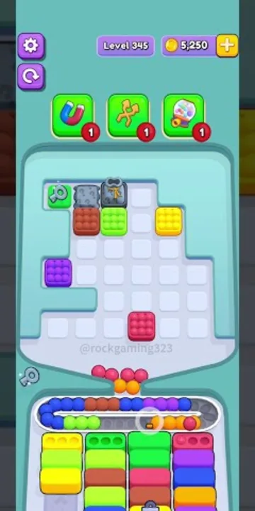 Marble Sort level 345 final board