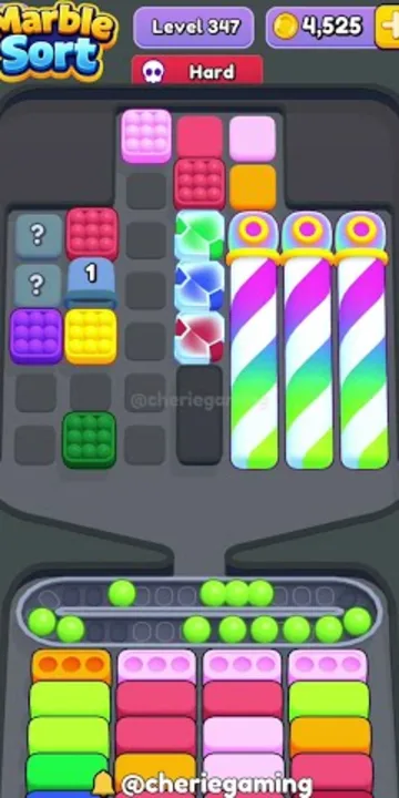Marble Sort level 347 opening board — The Marked-Stack Hard Tray Marble Sort level 347 opening board — The Marked-Stack Hard Tray
