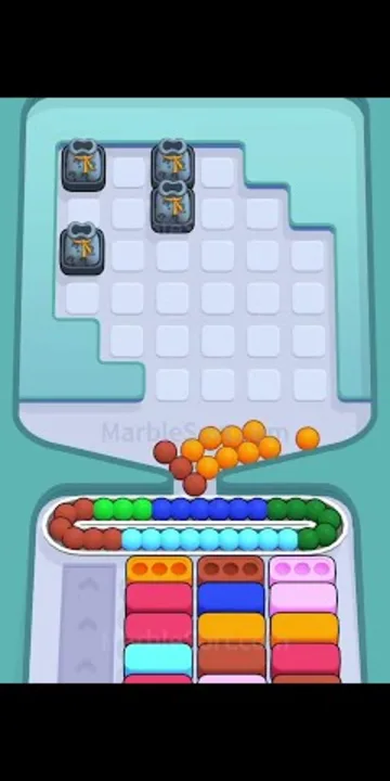 Marble Sort level 348 final board