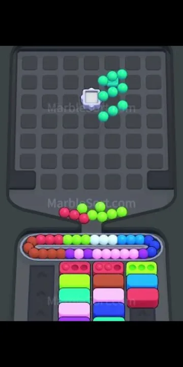 Marble Sort level 350 final board