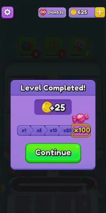 Marble Sort level 351 final board