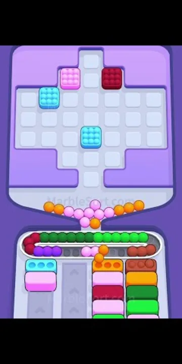 Marble Sort level 365 final board Marble Sort level 365 final board