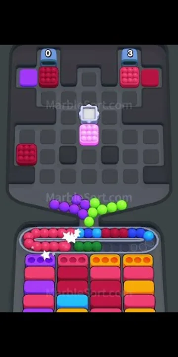 Marble Sort level 367 final board