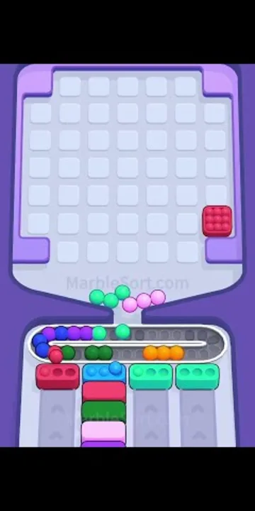 Marble Sort level 369 final board