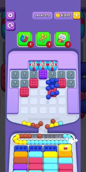 Marble Sort level 372 opening board — The Mystery-Riddled Grid