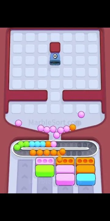 Marble Sort level 376 final board