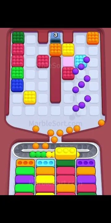 Marble Sort level 379 final board