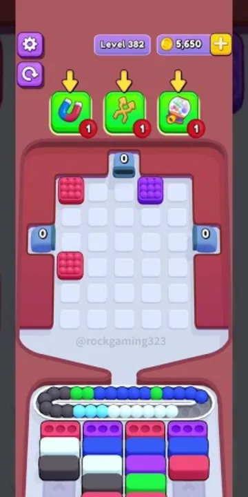 Marble Sort level 382 final board Marble Sort level 382 final board