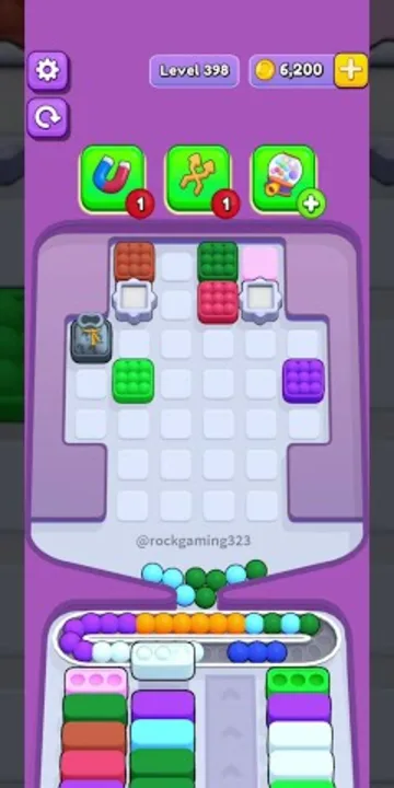 Marble Sort level 398 final board Marble Sort level 398 final board