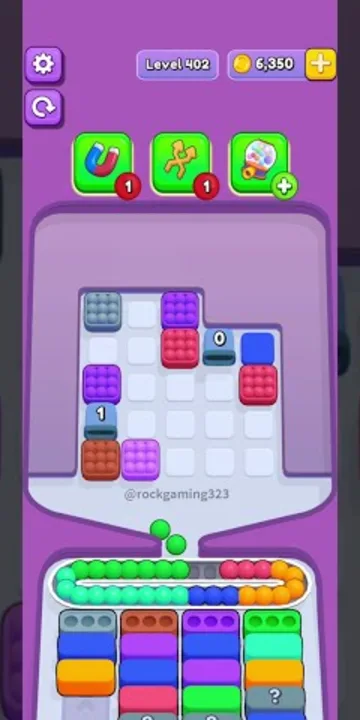 Marble Sort level 402 final board