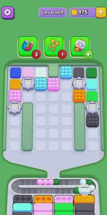 Marble Sort level 409 final board