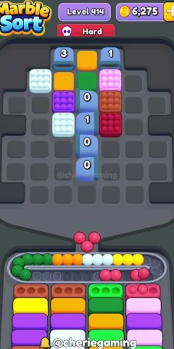 Marble Sort level 414 final board Marble Sort level 414 final board