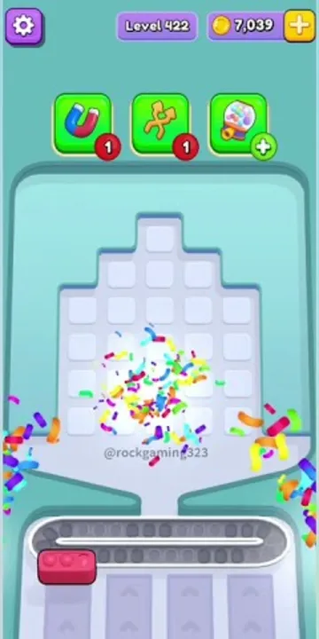 Marble Sort level 422 final board Marble Sort level 422 final board