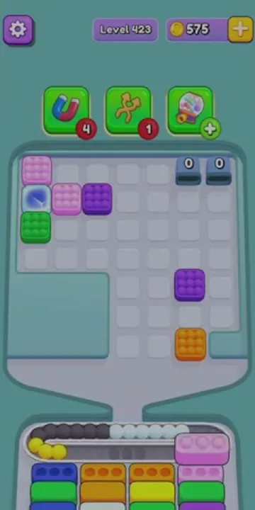 Marble Sort level 423 final board