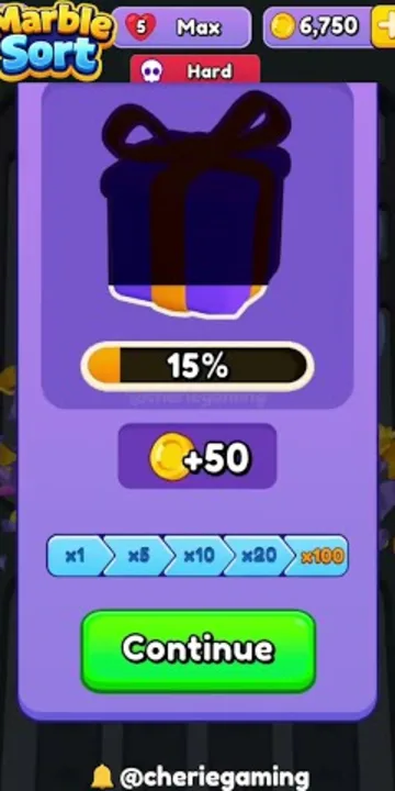 Marble Sort level 427 final board