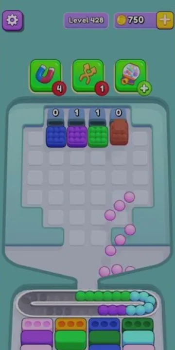 Marble Sort level 428 final board Marble Sort level 428 final board