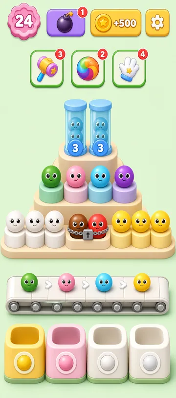Marble Sort level 43 opening board — The Hostage Center Marble Sort level 43 opening board — The Hostage Center