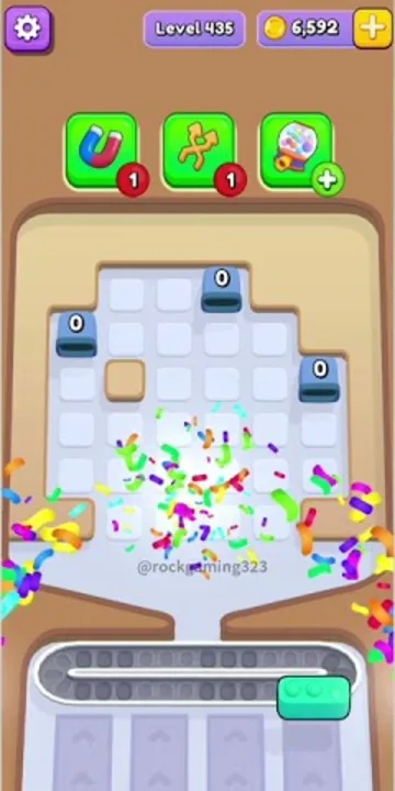 Marble Sort level 435 final board