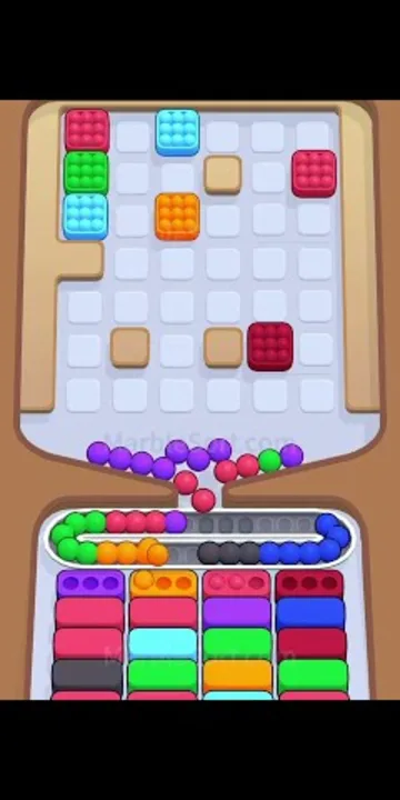 Marble Sort level 438 final board