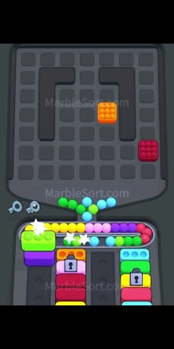 Marble Sort level 440 final board Marble Sort level 440 final board