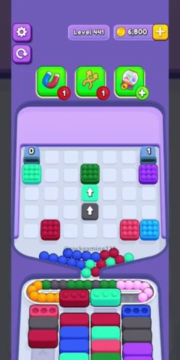 Marble Sort level 441 final board