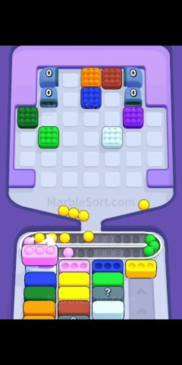 Marble Sort level 443 final board