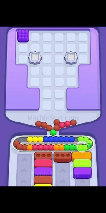 Marble Sort level 445 final board