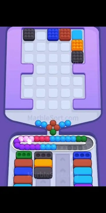 Marble Sort level 446 final board