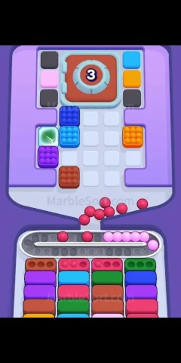 Marble Sort level 446 opening board — The Bolted Center Crate