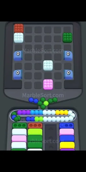 Marble Sort level 450 final board